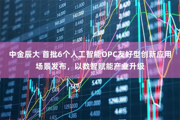 中金辰大 首批6个人工智能OPC友好型创新应用场景发布,以数智赋能产业升级