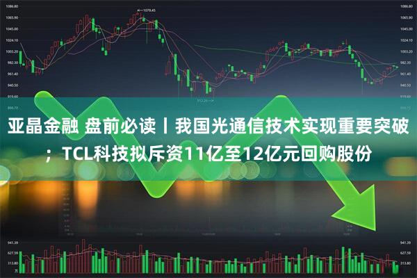 亚晶金融 盘前必读丨我国光通信技术实现重要突破；TCL科技拟斥资11亿至12亿元回购股份